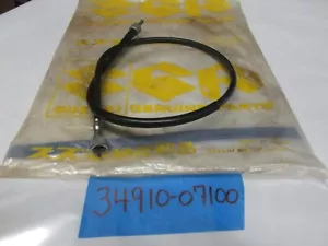 NOS 34910-07100 SUZUKI OEM NOS Cable De Velocímetro 1972-1977 RV90 ROVER - Imagen 1 de 2