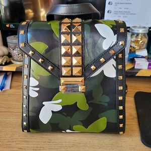 Michael Kors Whitney Medium Butterfly Camo Leather Backpack - Picture 1 of 7
