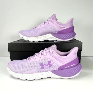 Under Armour Sz 7.5 Charged Escape 4 Sneakers Womens Purple Violet Running Shoes - Picture 1 of 11