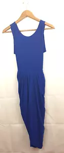 Women Ladies Party Evening Cocktail Business Office Work Royal Blue Dress UK8/S - Picture 1 of 7