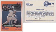1990 Star Cecil Fielder Orange Cecil Fielder #4