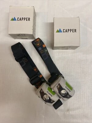 2-Nano Ultra Bright LED Headlamp Flashlight Camping Hunting Fishing CAPPER New - Image 1 of 4