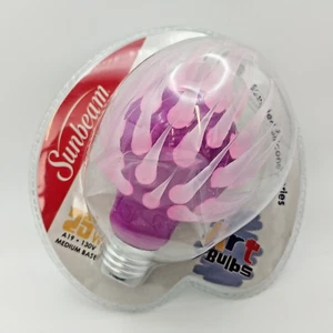 Sunbeam Sculpted Silicone Series Purple Pink Flame 25w 130v Vintage 2003 - Picture 1 of 4