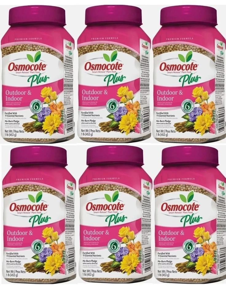 Alimento vegetal inteligente de liberación interior/salida Osmocote Plus 2345212 1 lb 15-9-12 - Paquete de 6 Foto 1 de 1