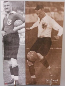 Carl Riegel football DFB Germany fan card 21x15 cm 1st FC Nuremberg #FPG861 - Picture 1 of 2