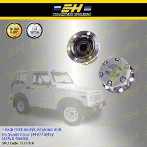 1 Pair Free Wheel Bearing Hub For Suzuki Jimmy SJ410 SJ413 (43810-60A00) - Picture 1 of 6