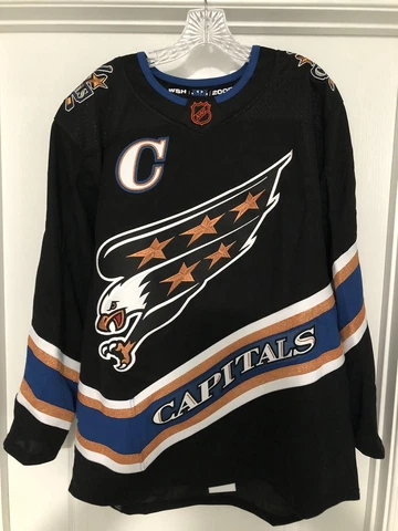 Adidas 22-23 Reverse Retro Washington Capitals Alex Ovechkin #8 Authentic Jersey Cover