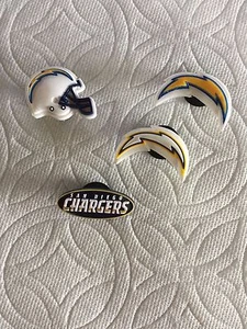SAN DIEGO CHARGERS JIBBITZ SAN DIEGO CHARGERS SHOE CHARM NFL JIBBITZ CHARGERS  - Picture 1 of 5