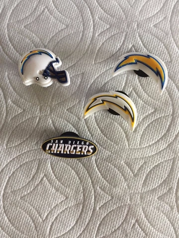 SAN DIEGO CHARGERS JIBBITZ SAN DIEGO CHARGERS SHOE CHARM NFL JIBBITZ CHARGERS Cover