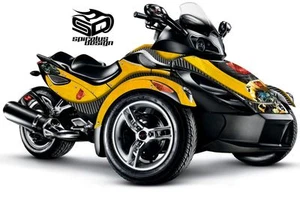 Can Am Spyder RS RSS GS graphic wrap decal kit "The Bee" - Picture 1 of 1