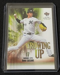 2021 BBM 1st Version Growing up #GU02 Roki Sasaki 