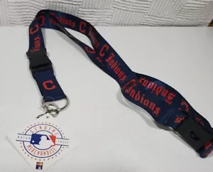 Cleveland Indians MLB Old English Writing Lanyard unique HTF RARE NEW guardians - Picture 1 of 4