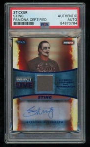 Sting serial #25/25 PSA/DNA Auto Relic TNA 2013 Tristar #M18 Signed - Picture 1 of 2