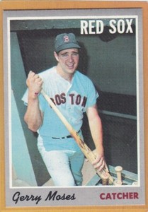 1970 TOPPS BASEBALL GERRY MOSES #104 RED SOX EX *A14178