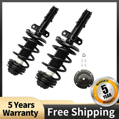 Pair Front Complete Struts w/Coil Spring For Saturn Ion 2003-2007 2.2L 2.4L Foto 1 de 4