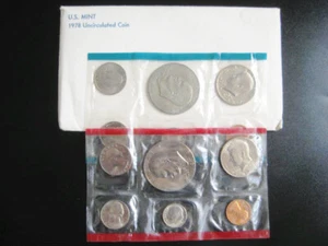 1978 US Mint Uncirculated Coin Set P & D CHOICE UNC BU COIN - Picture 1 of 3