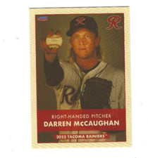 2022 Tacoma Rainiers (Triple A-Seattle Mariners) Darren McCaughan