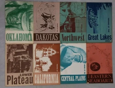 Libros nativos americanos Dakotas, California Departamento de Interior de Estados Unidos años 60 folletos de colección Foto 1 de 4