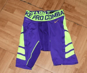 NIKE PRO COMBAT HYPERCOOL 9" COMPRESSION MENS TRAINING SHORTS - SIZE MENS LARGE - Picture 1 of 4