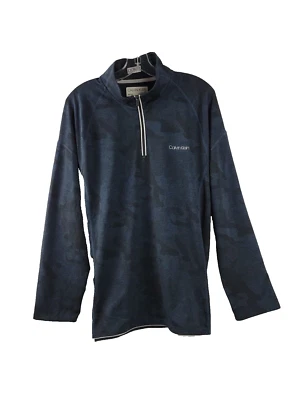 Calvin Klein Mujer Move365 Elástico Secado Rápido Absorbe Humedad 1/4 Cremallera Grande Camuflaje Foto 1 de 4