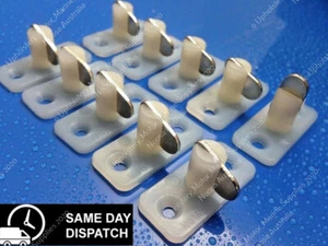 SUJETADOR STAYPUT HORIZONTAL PARA CUBIERTAS DE BARCO OJAL, BIMINIS - PAQUETE DE 10 MARINO - Imagen 1 de 3