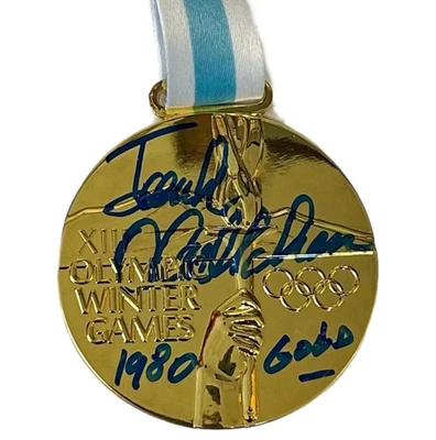 Jack O'Callahan 1980 USA Olympic Team  Lake Placid Gold Medal Hand Signed - Image 1 of 3
