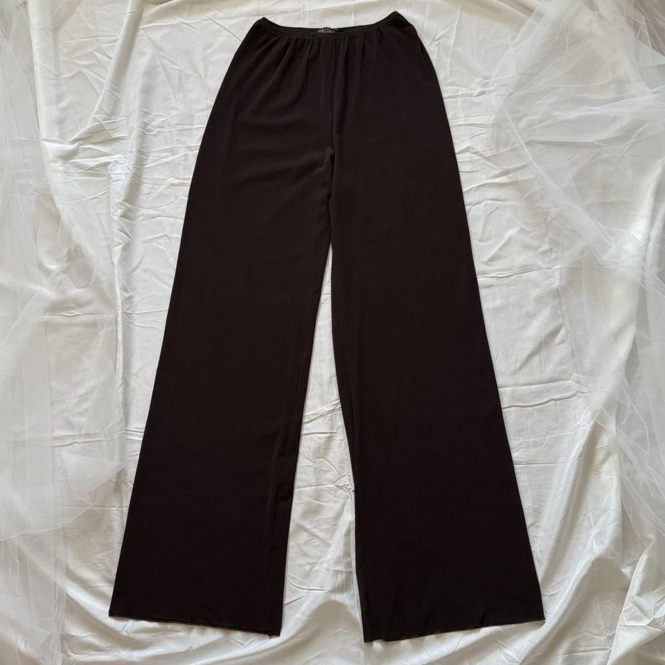 Pantalones Jean Paul Gaultier Mujer Fuzzi Marrón Malla - Talla S Hechos en Italia Foto 1 de 4