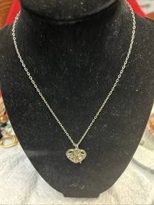 Goldtone Heart Necklace - Picture 1 of 2