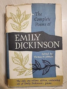 The Complete Poems of Emily Dickinson Thomas H Johnson 1st Edition 4th Printing - Picture 1 of 20