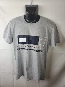 Anvil Nintendo Grafik T-Shirt Herren Grau Retro Kurzarm Größe M - Bild 1 von 5