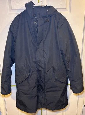 Gap Men's Large Tall Parka Detachable Spring Jacket Windbreaker Blue 2-in-1 - Image 1 of 4