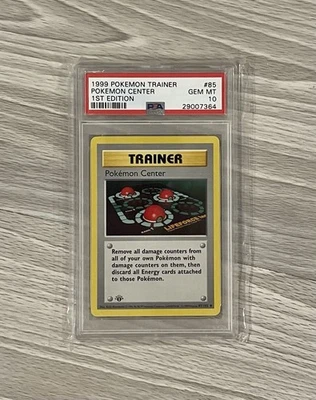 Pokemon Pokemon Center 1st Edition Base Set Shadowless Card #85 PSA 10 GEM MINT - Image 1 of 2