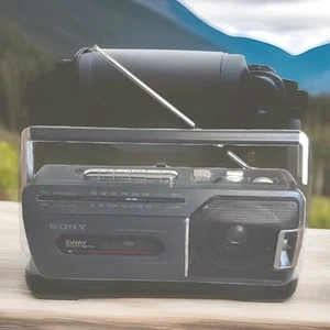 Vtg Sony CFM-140II AM/FM Radio Cassette Recorder For Parts And Repair - Picture 1 of 3