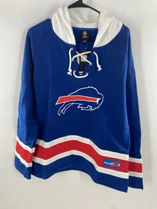 Neu mit Etikett Foco Buffalo Bills Hockey-Stil Trikot Fußball Hoodie Herren Medium - Bild 1 von 4