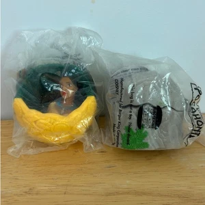 1996 POCAHONTAS Finger Puppets by Burger King: Pocahontas, John Smith SEALED - Picture 1 of 5