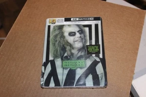 Beetlejuice Glow in the dark 4K ultra HD steelbook w/sticker & top wrapper New! - Picture 1 of 1
