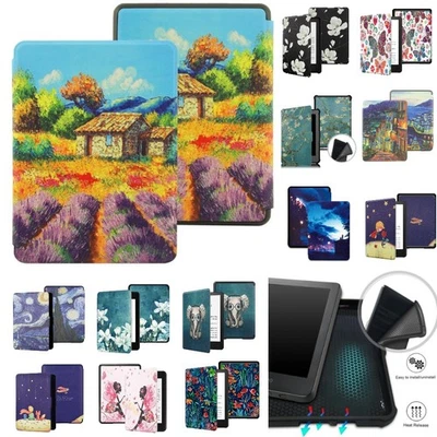 Ultra Slim Folio Leather Magnetic Smart Sleep/Wake Case Cover For KOBO Clara HD - Image 1 of 4