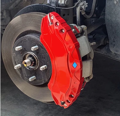 Capas de pinça de disco de freio de alumínio vermelho 18"" 19"" 4 peças para Toyota Highlander 20+ - Imagem 1 de 4