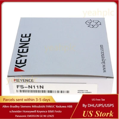 1pcs NEW For Digital Fiber Sensor Optic Amplifier Cable Keyence FS-N11N FSN11N - Image 1 of 4