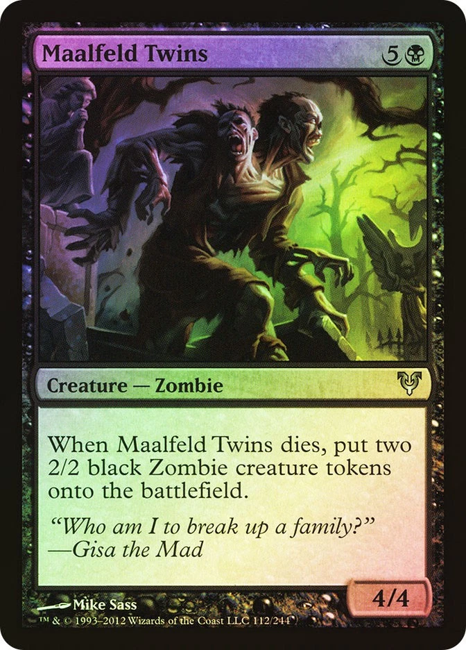 MTG FOIL Maalfeld Twins  - Avacyn Restored #112 - Image 1 of 1
