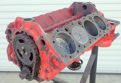 1957 Bloco Pequeno Chevy 283 Motor Bloco Curto 3731548 D 18 7 F419F .040 Forjado - Imagem 1 de 4