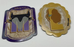 2023 Disney 100 Card Lot Carnival Lady L Sticker Card #TP15 Maleficent M #TP17 - Picture 1 of 5