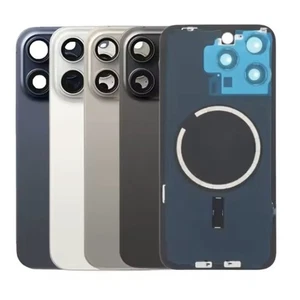 Vidrio trasero iPhone 15 Pro con soportes imanes lente de cámara OEM - Imagen 1 de 9