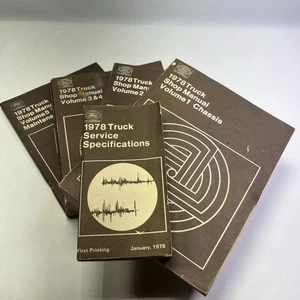 1978 Ford Truck Factory Shop Manual (5-Volume Set)+ Service Specifications - Picture 1 of 20
