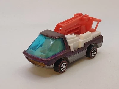 Vtg. 1969 Hot Wheels Redlines Heavyweights Purple Snorkel Bucket Truck Hong Kong - Image 1 of 4