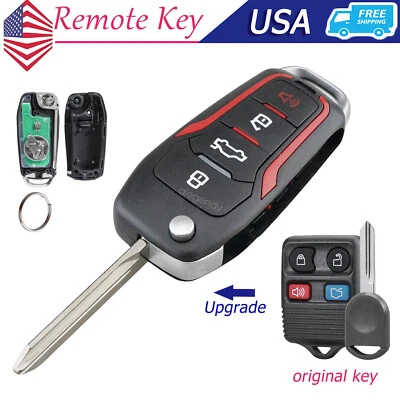 Para 2002 2003 2004 2005 2006 2007 Ford Explorer Taurus Mando a distancia abatible Llavero 4P63 Foto 1 de 4