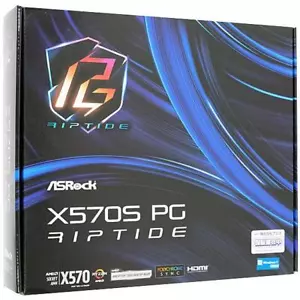 ASRock X570S PG RIPTIDE ATX AMD DDR4 Motherboard AM4 AMD X570 SATA 6Gb/s - Picture 1 of 8