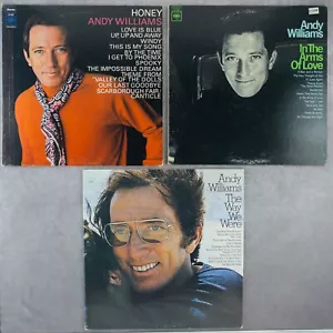 ANDY WILLIAMS 3-RECORD LOT: Honey, In The Arms Of Love, The Way We Were - Foto 1 di 8