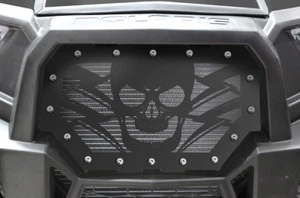 Custom Steel Grille HAVOC for Polaris RZR 1000 900 S XP UTV 2014-2018 BLACK ATV - Picture 1 of 2