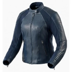 Giacca pelle donna moto Rev'it Coral Ladies taglia 40 blue jacket  - Bild 1 von 2